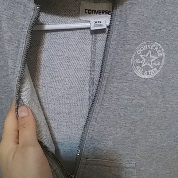 Gray converse jaket - Picture 4 of 4